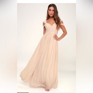 Lulus Blush formal or Bridesmaid Dress